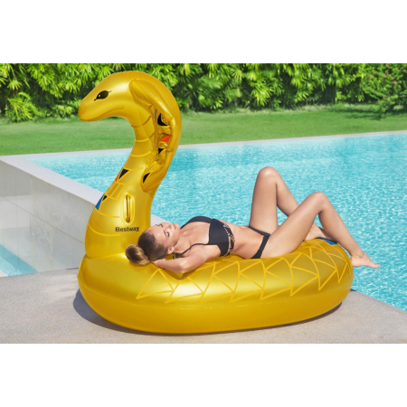 Materac Bestway 41445 Złota Kobra wyspa 180x146cm